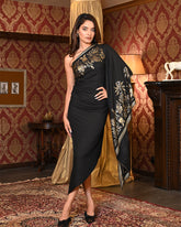 Foil luxe Asymmetrical dress